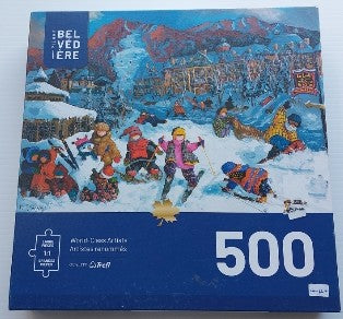 PAQUIN, Pauline Le lodge de la montagne Trefl 670152 Casse-tête 500 morceaux