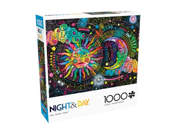 Night & Day : Sun, Moon, Stars BUFFALO 11840 Casse-tête 1000 morceaux