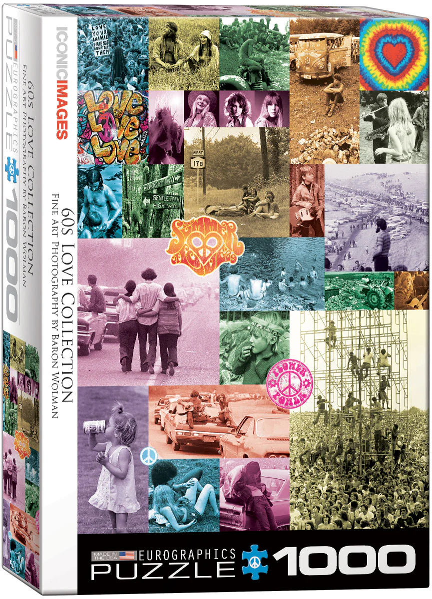Iconic Images : 60s Love Collection Eurographics 6000-0943 Casse-tête 1000 morceaux