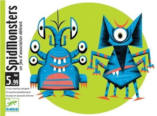 SpidMonsters, Jeu d'association délirant DJECO 5 ans et plus