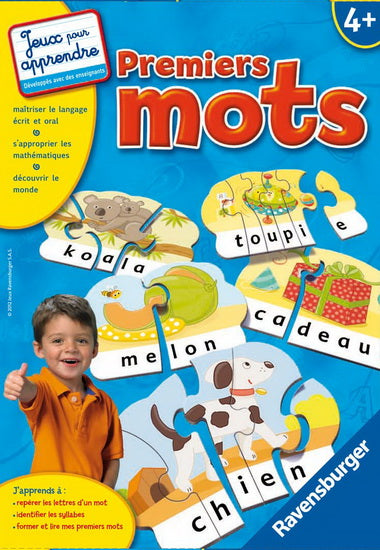 Jeux pour apprendre, Premiers mots RAVENSBURGER 244676 Jeu 4 ans et +