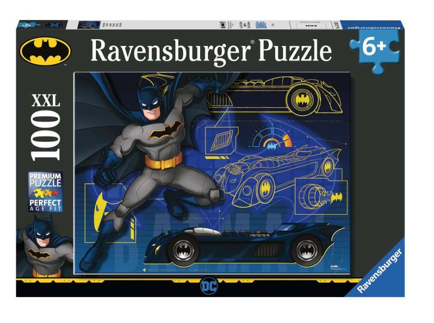La Batmobile Ravensburger 132621 Casse-tête 100 morceaux XXL