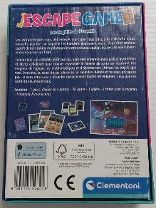 Escape Game pocket Les fugitifs de l'espace Clementoni Jeux 8 ans et +