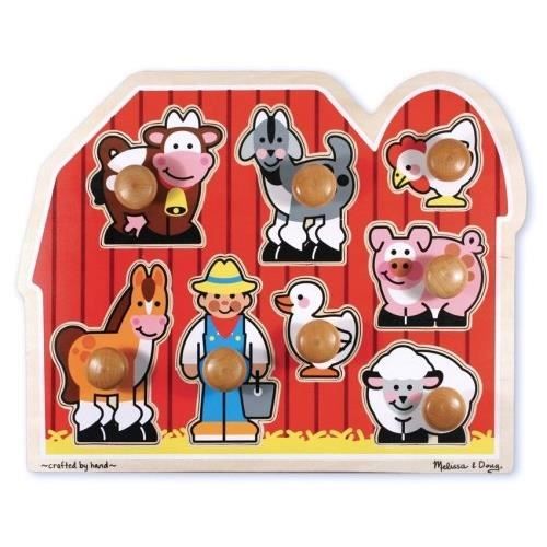 Amis de la ferme MELISSA DOUG Casse-tête 8 morceaux