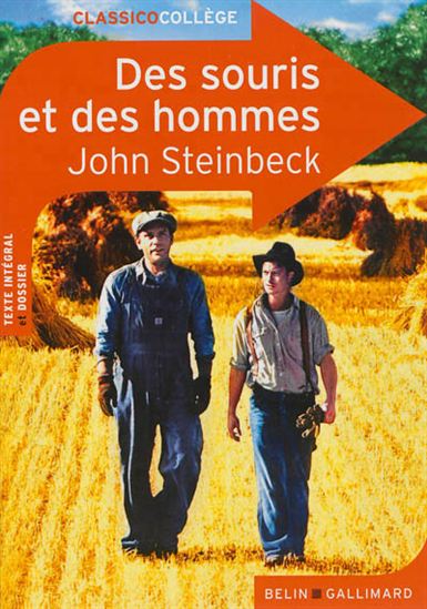 STEINBECK, John : Des souris et des hommes BELIN 9782701162881