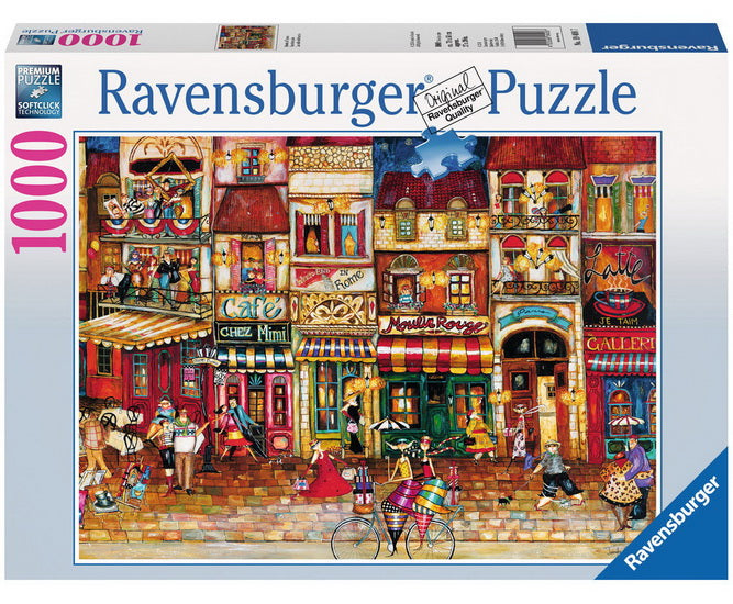 GARANT, Jennifer Rues françaises Ravensburger 194087 Casse-tête 1000 morceaux