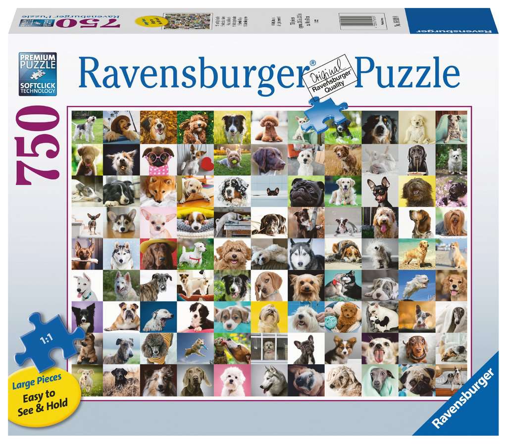99 Adorables chiens Ravensburger 169399 Casse-Tête 750 morceaux