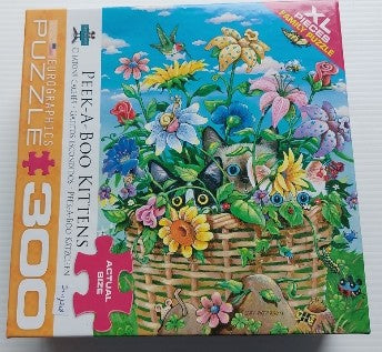 Chatons cachés Peek-a-Boo Kittens Eurographics 8300-5368 Casse-tête 300 morceaux