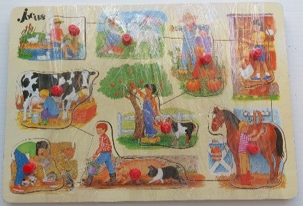 Activités à la ferme JOCUS Casse-tête 9 morceaux