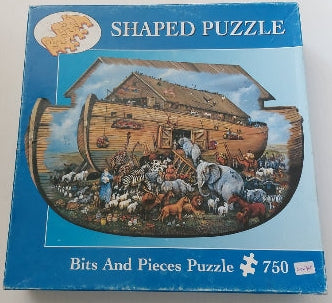 Shaped puzzle Noé et l'Arche Bits and Pieces 18-0424 Casse-tête 750 morceaux