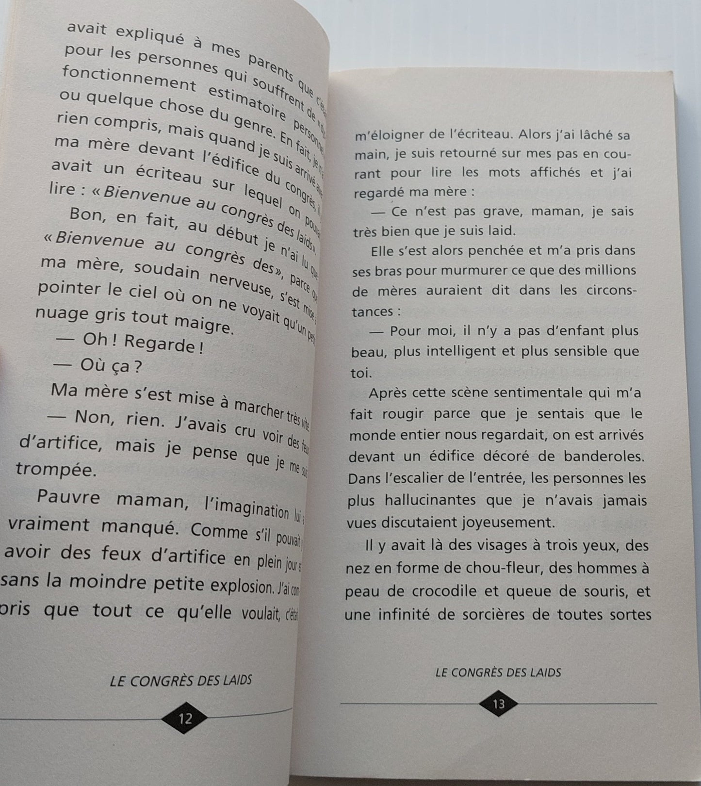 FLORES, L. : Le congrès des laids CAMÉLÉON 9782894285480