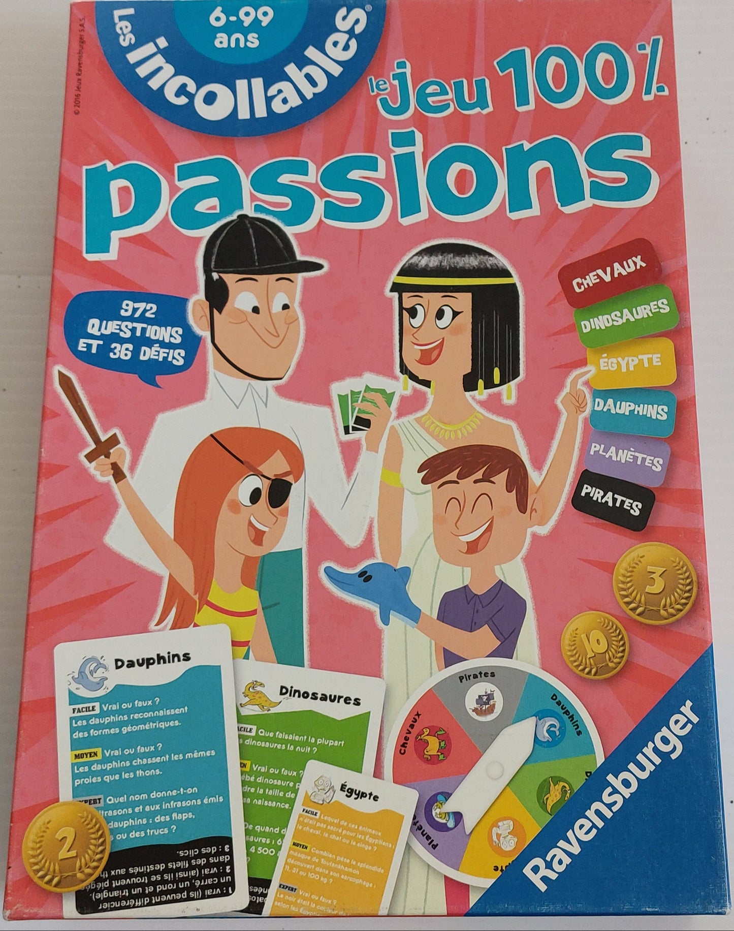 Le jeu 100% passions RAVENSBURGER 266494 Jeux 6 ans et plus