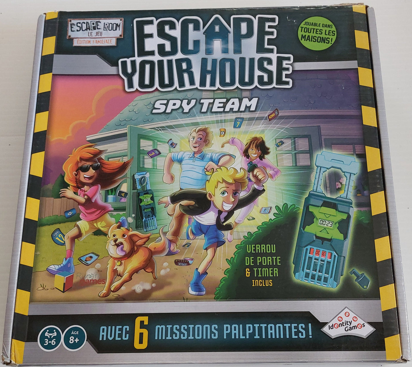 Escape your house, escape room le jeu RIVIERA GAMES 260721 Jeux 8 ans +