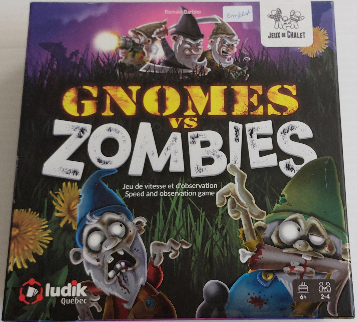 Gnomes vs zombies LUDIK QUÉBEC Jeux 6 ans et plus