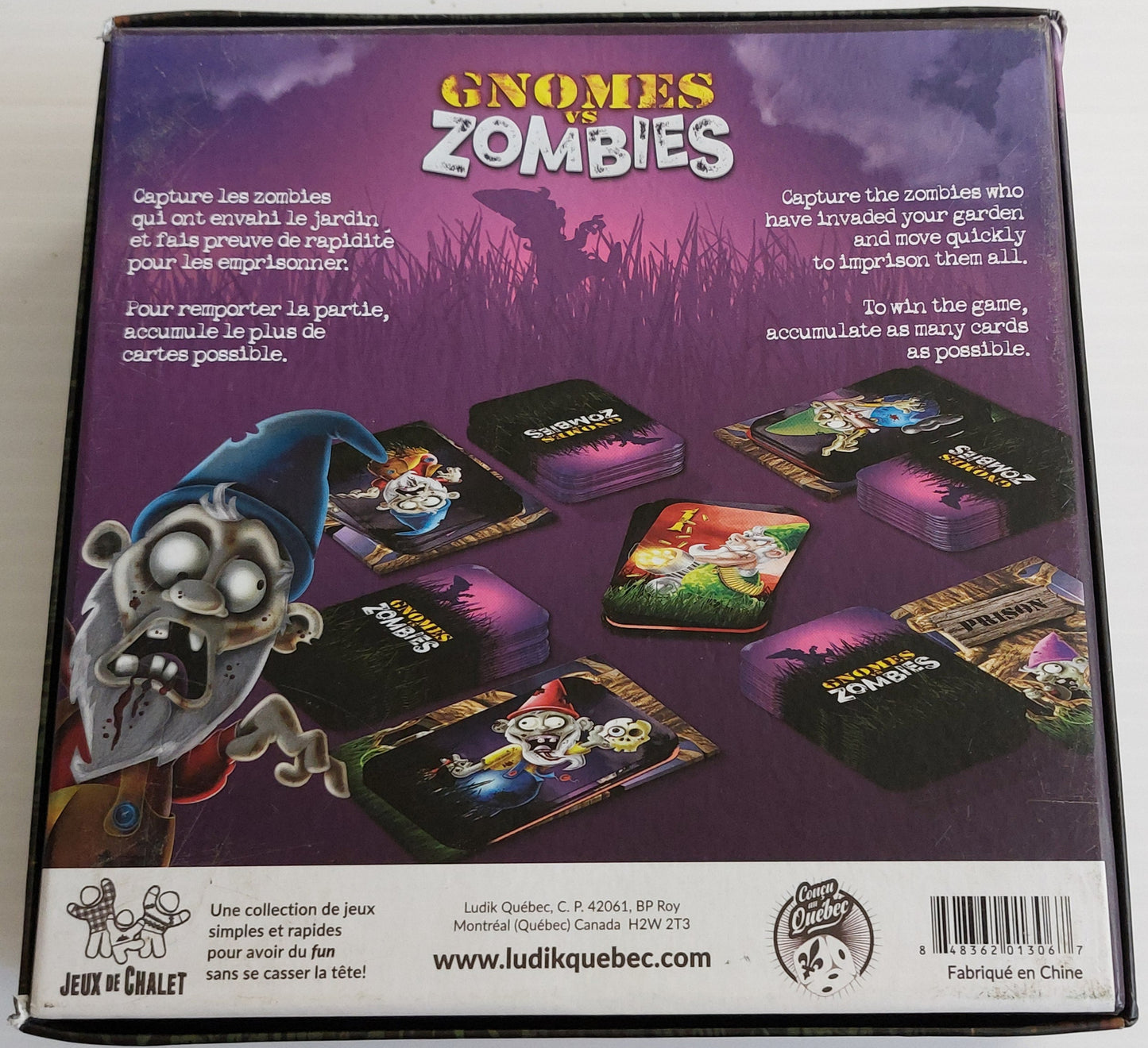 Gnomes vs zombies LUDIK QUÉBEC Jeux 6 ans et plus