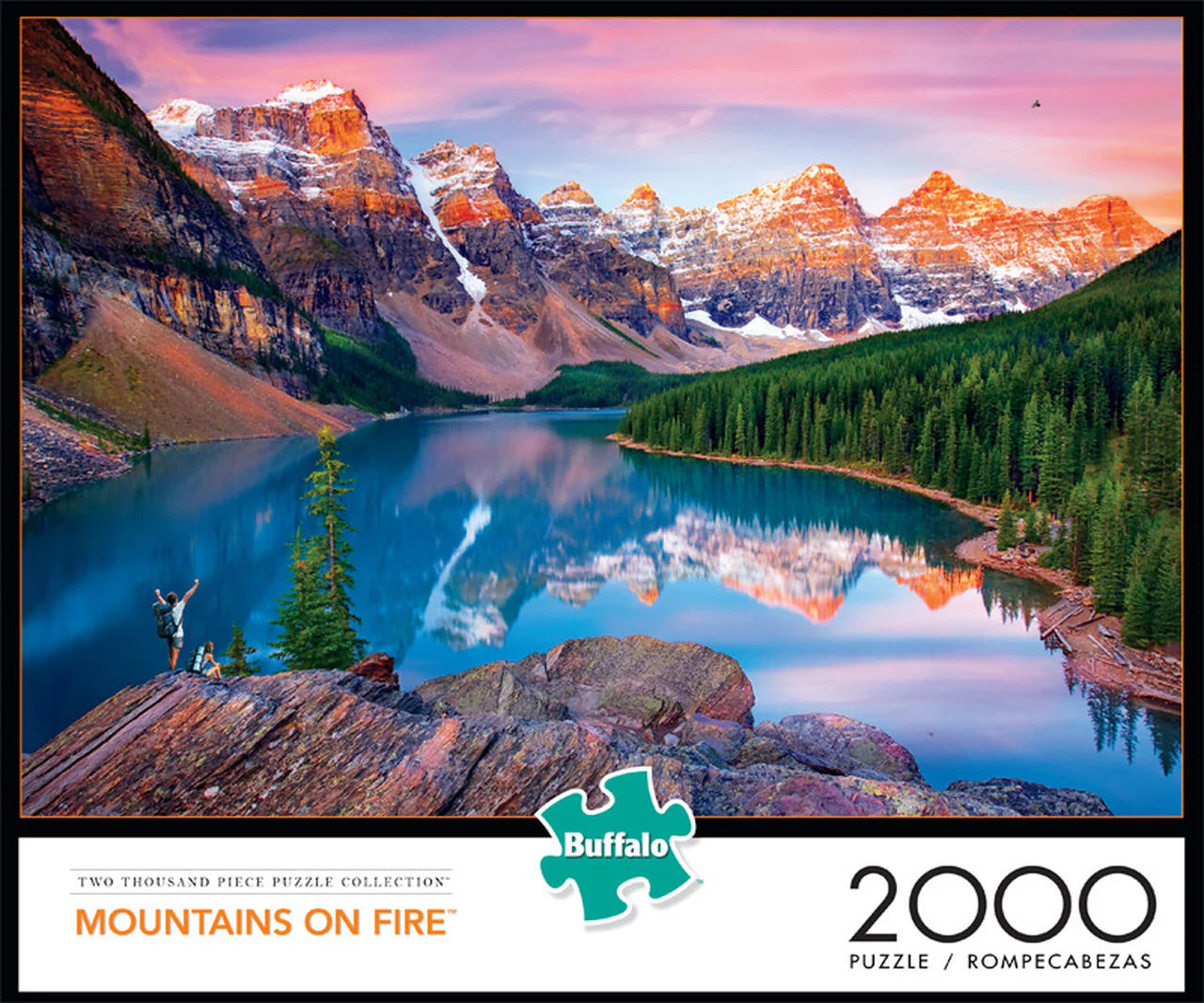 Mountains on Fire Buffalo 92000 Casse-tête 2000 morceaux