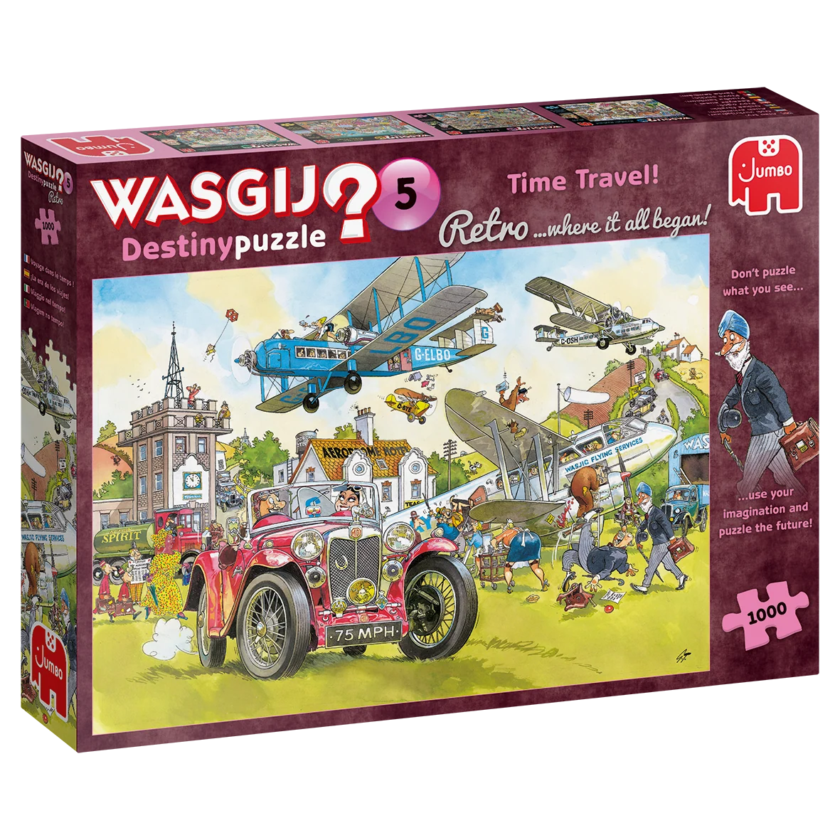 Destiny 5 Time Travel Wasgij 25008 Casse-tête 1000 morceaux