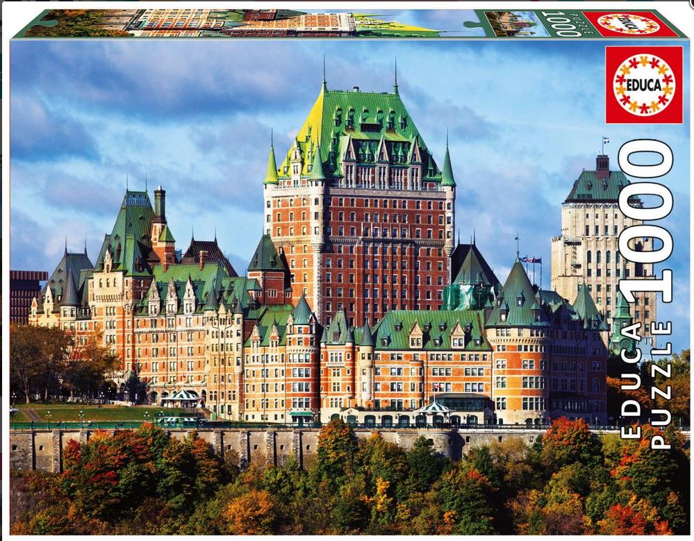 Château de Frontenac, Canada EDUCA 17107 Casse-Tête 1000 morceaux