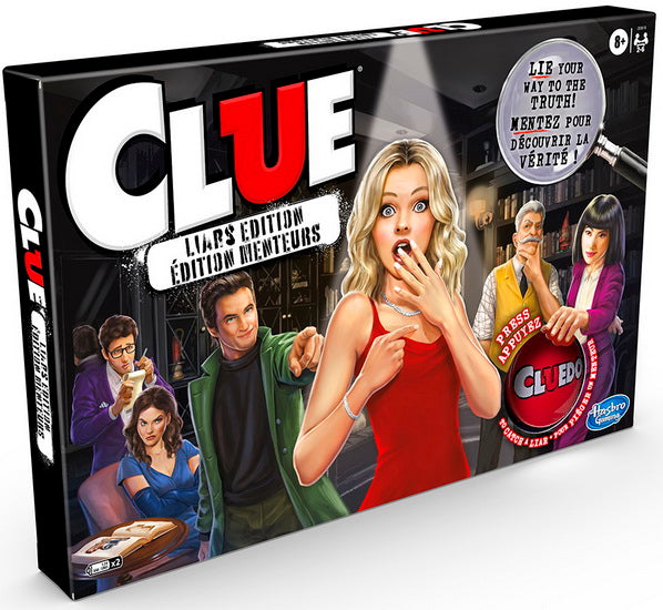 Clue Édition menteurs Liars Edition Parker Brothers C40613 Jeu 8 ans et plus (