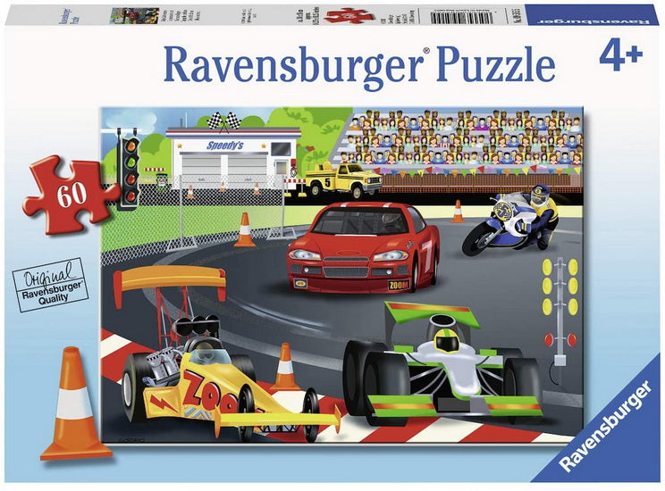 Un jour au circuit Ravensburger 095155 Casse-tête 60 morceaux