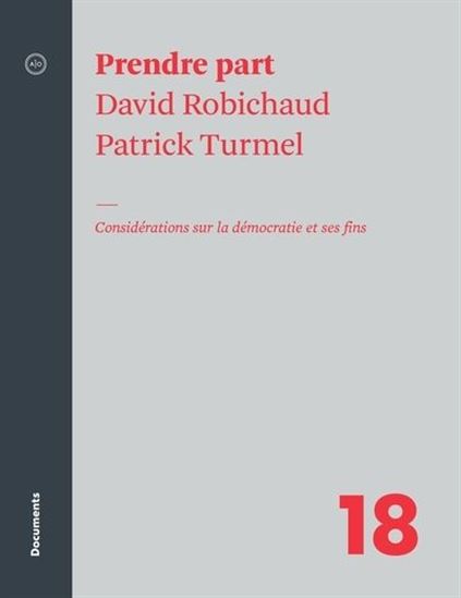 ROBICHAUD TURMEL : Prendre part ATELIER 10 9782897595760