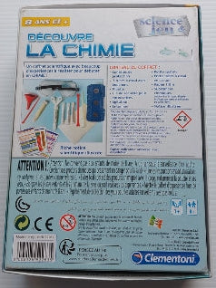 Découvre la chimie, science et jeu Clementoni Jeux 8 ans et +