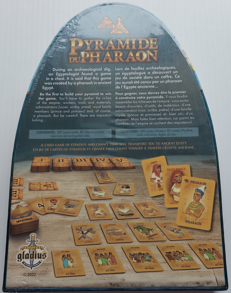 Pyramide du Pharaon, Gladius Jeux 7 ans +