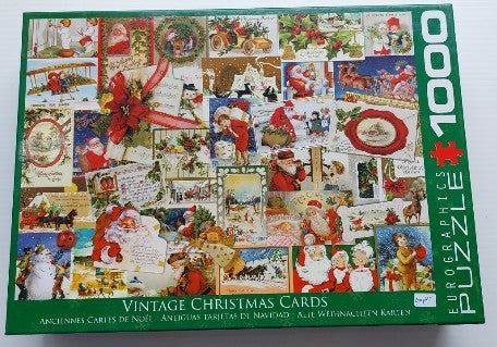 Anciennes cartes de Noël Eurographics 6000-0784 Casse-tête 1000 morceaux