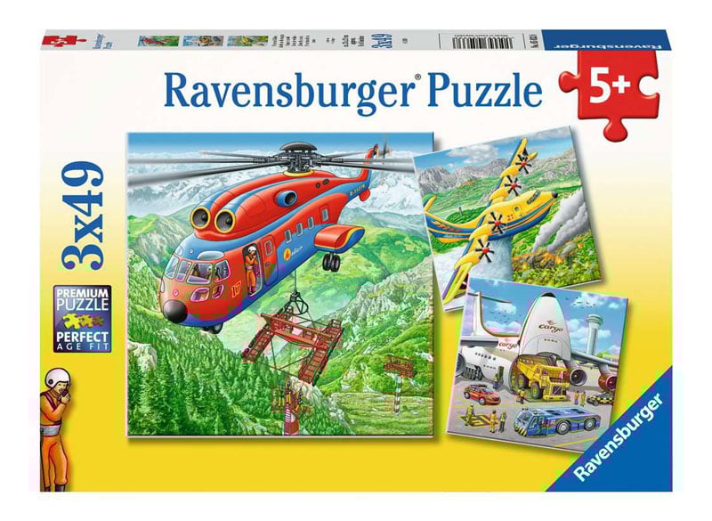 Au dessus des nuages RAVENSBURBER 050338 Casse-tête 3x49 morceaux