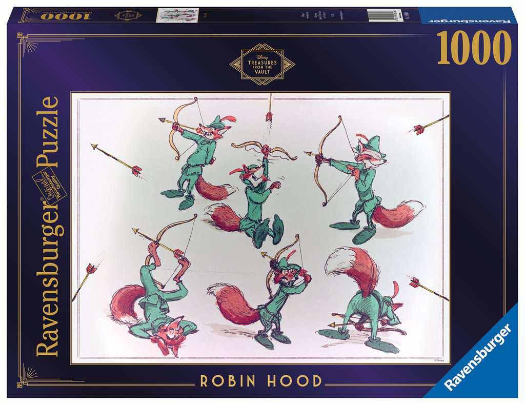 Robin Hood Disney Treasures from the Vault Ravensburger 168606 1000 morceaux