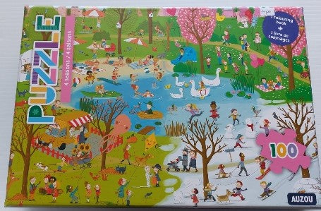 4 saisons 4 seasons AUZOU Casse-tête 100 morceaux
