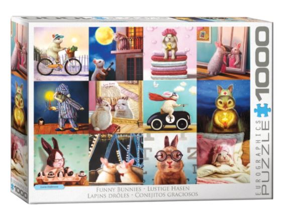 Funny Bunnies Lapins drôles EUROGRAPHICS 6000-5693 Casse-tête 1000 morceaux
