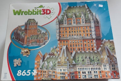 Le Château Frontenac WREBBIT 3D Casse-tête 865 morceaux
