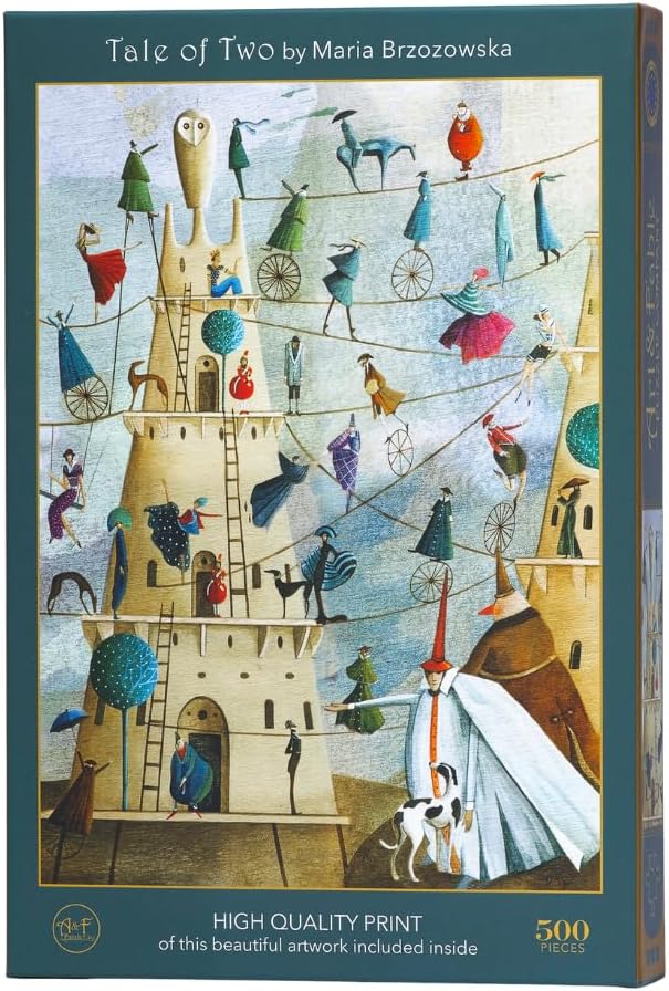 BRZOZOWSKA, Maria:Tale of Two ART FABLE Casse-tête 500 morceaux