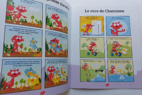 LANGLOIS FRANFOU : L'univers de Chaminou : 16 histoires amusantes 9782924868331