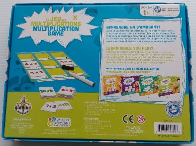 Le jeu des multiplications Gladius GLA4820 Jeux 8 ans +