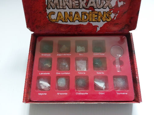 Roches et minéraux canadiens Jeux 7 ans et plus