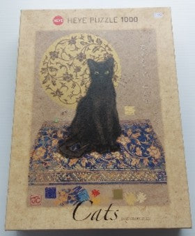 CROWTHER, Jane CATS Black cat HEYE 29719 Casse-tête 1000 morceaux