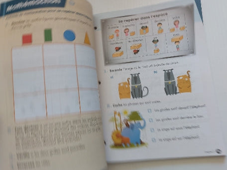 Mathémaction : 1re année du primaire : cahier d'apprentissage GRAND DUC 9782765541226