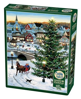 WEIRS, Persis Clayton: Village Tree Cobble Hill 80141 Casse-tête 1000 morceaux