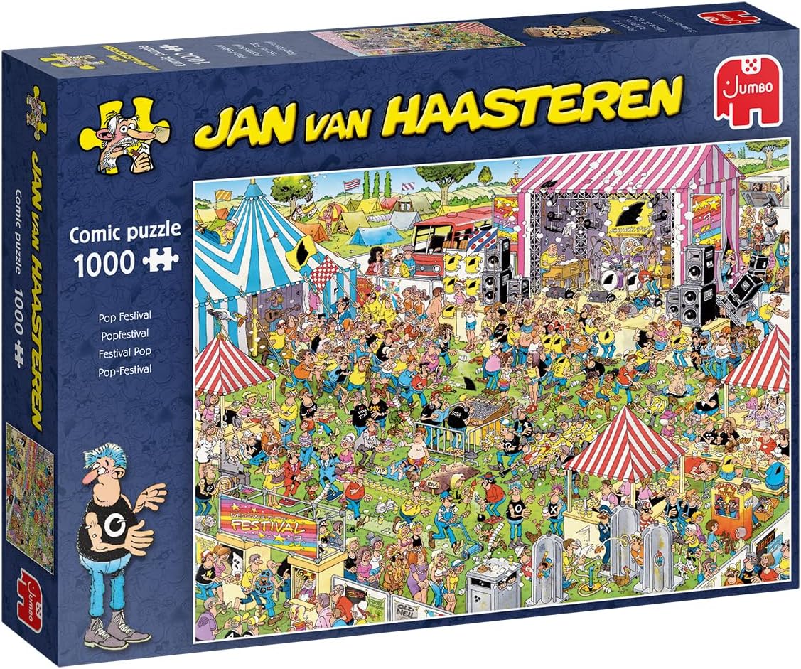 Jan Van Haasteren Festival Pop ! 19028 JUMBO Casse-tête 1000 morceaux