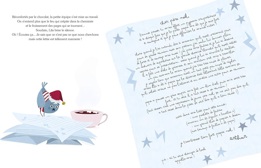 Lili la baleine : Les plus belles lettres de Noël (et la mienne !) LANGUE CHAT 9782806310248