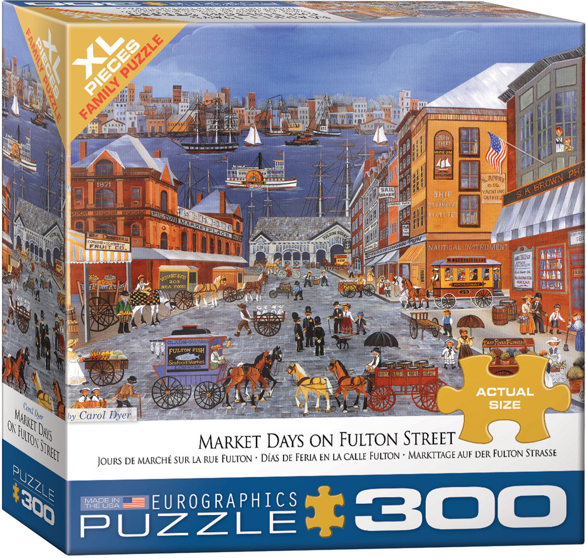 Jours de marché sur la rue Fulton Eurographics 5384 Casse-tête 300 morceaux