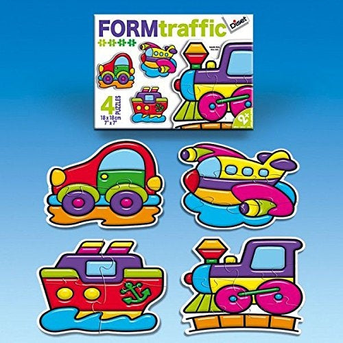 Form Traffic DISET 4 casse-têtes de 2-3-4-5 morceaux
