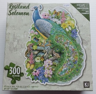 SOLOMON, Rosiland Paon d'inde 02953-SB Casse-tête 300 morceaux