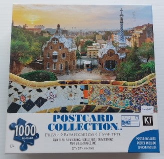 Parc Guell à Barcelone KI Puzzles Casse-tête 1000 morceaux