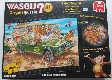 Original 31 Safari Surprise Wasgij 19164 Casse-tête 1000 morceaux