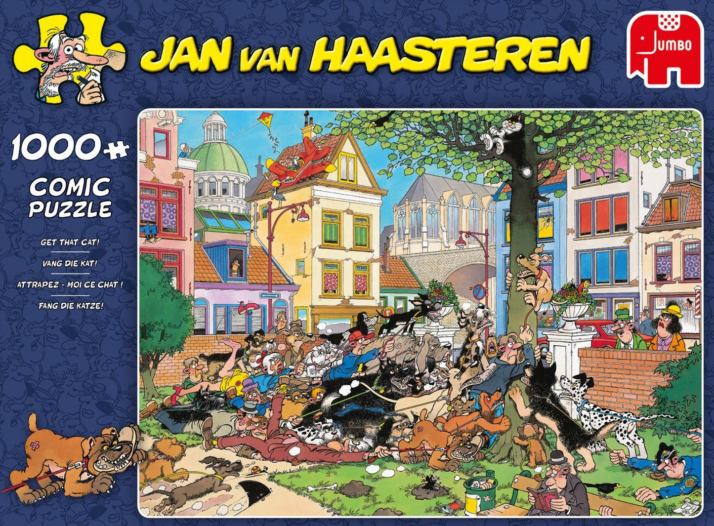JAN van HAASTEREN Attrapez-moi ce chat ! JUMBO 19056 Casse-tête 1000 morceaux