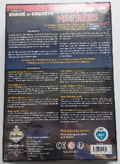 Vacances meurtrières T1 Drame et enquête Gladius GLA1400 Jeux 18 ans +