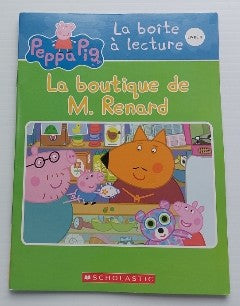 T9 La boutique de M. Renard PEPPA PIG La boîte à lecture SCHOLASTIC 9781443177580
